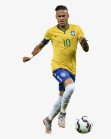Neymar Football Render Athlete Png - Neymar Png, Transparent Png, Free Download