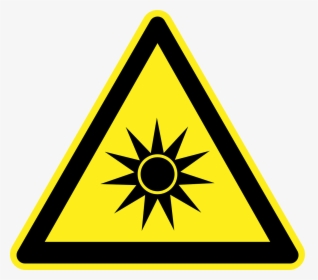 Optical Radiation Warning Sign, HD Png Download, Free Download