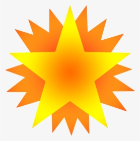 Smiling Sun Transparent Background - 32 Point Red Star, HD Png Download, Free Download