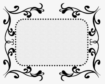 Black Pattern Texture Border Decorative Png And Psd - Border Psd Black And White, Transparent Png, Free Download