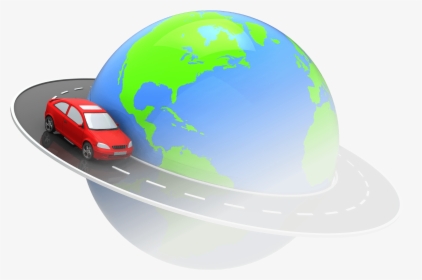 Car Traveling Around The World - Travel Around The World Car, HD Png Download, Free Download