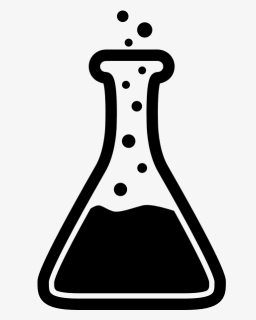 Artwork,line,black And White - Erlenmeyer Flask Clipart Black And White, HD Png Download, Free Download