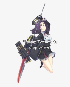 Spoiler Alert Click To Show Or Hide - Kantai Collection Tatsuta Render, HD Png Download, Free Download