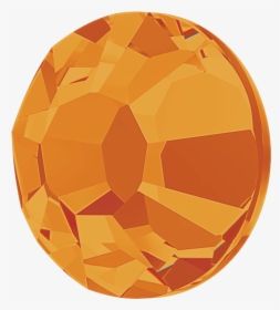 Pedra Strass Laranja Png, Transparent Png, Free Download