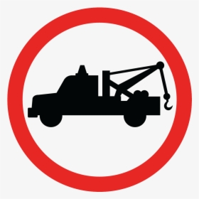 Prohibido Ladrones - Tow Truck Silhouette, HD Png Download, Free Download