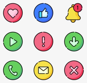 Notifications - Play Button Icon, HD Png Download, Free Download