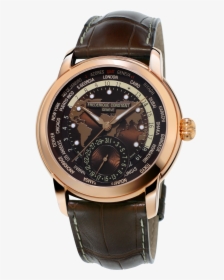 Frederique Constant Worldtimer Brown, HD Png Download, Free Download