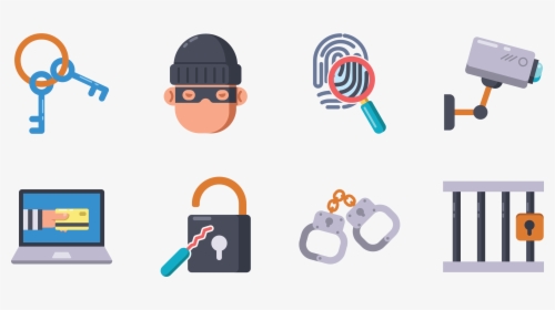 Crime Robbery Icon Criminals - Icon, HD Png Download, Free Download
