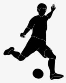 Kickball Kick Clip Art Image - Sports Silhouette, HD Png Download, Free Download