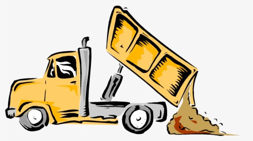 Download Dump Truck Clipart Dump Truck Garbage Truck - Dump Truck Dumping Clipart, HD Png Download, Free Download