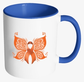 Beautiful Butterfly Orange Ribbon Kidney Cancer Awareness - Drinking The Tears Of My Haters Mug, HD Png Download, Free Download