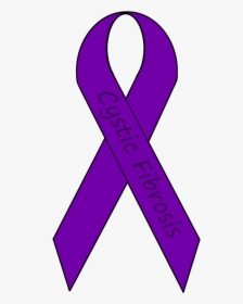 Awareness - Ribbon - Template - Awareness Ribbon Clipart - Purple Pancreatic Cancer Ribbon, HD Png Download, Free Download