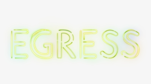 Neon Open Sign Png - Egress Game, Transparent Png, Free Download