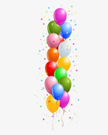 Border Birthday Balloons Clipart - Balloons Border Clip Art, HD Png Download, Free Download
