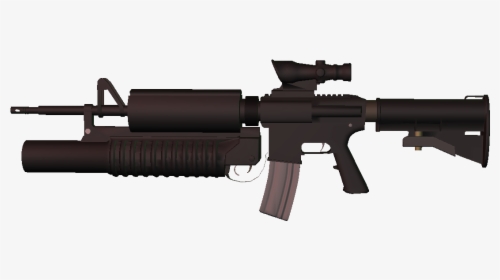 Trigger Firearm M4 Carbine M203 Grenade Launcher - Airsoft Semi Auto M4, HD Png Download, Free Download