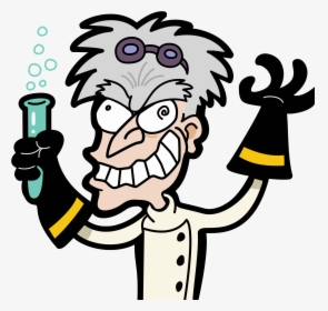 Picture Of Crazy Man - Mad Scientist No Background, HD Png Download, Free Download