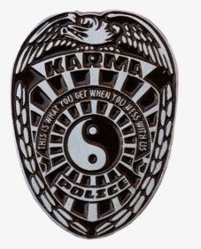 Image Of Karma Police Badge - Karma Badge, HD Png Download, Free Download