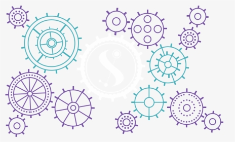 Illustration With A Gear Cog Representing Sofia In - Circle, HD Png Download, Free Download