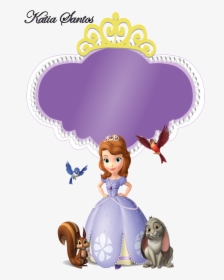 Sweet Sofia The First Free Printable Labels - Tarpaulin Sofia The First Background, HD Png Download, Free Download