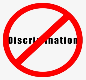 No Discrimination Sign Free Vector - Non A La Discrimination, HD Png Download, Free Download