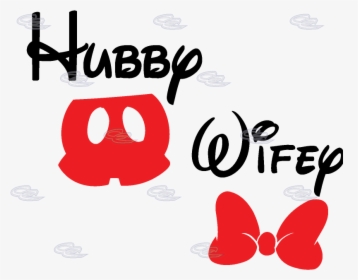 Pretzel Clipart Mickey Mouse - Disney Hubby And Wifey Shirts, HD Png Download, Free Download