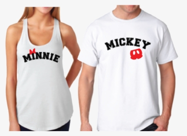 Mickey Mouse Pants - Disney Christmas Couple Shirt, HD Png Download, Free Download