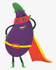 Eggplantman - Cartoon, HD Png Download, Free Download