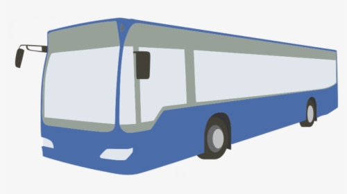 Bus Bleu - Bus Png, Transparent Png, Free Download