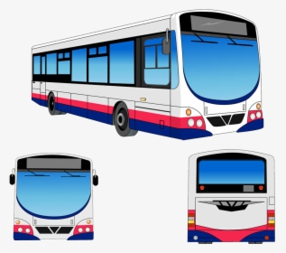 Transit Bus Public Transport Clip Art - Clipart Public Bus, HD Png Download, Free Download
