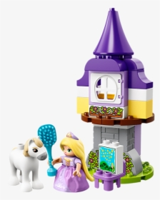 Lego Disney Princess Tangled Duplo Rapunzel´s Tower - Lego Duplo Rapunzel Tower, HD Png Download, Free Download