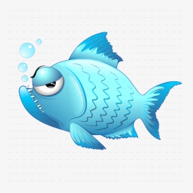 Vector Freeuse Stock Grumpy By Bluedarkat Graphicriver - Grumpy Fish Clipart, HD Png Download, Free Download