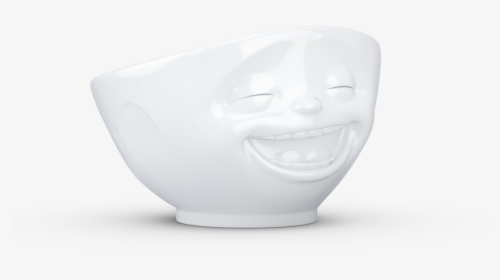 Bowl Laughing White - Face Mask, HD Png Download, Free Download