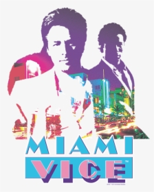 Transparent Miami Vice Png - Miami Vice Logo T Shirt, Png Download, Free Download