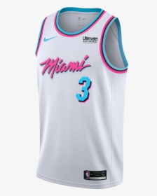 Dwyane Wade Nike Miami Heat Vice Uniform City Edition - Miami Heat Wade Jersey Vice, HD Png Download, Free Download