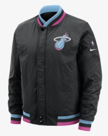 Nike Miami Heat Vice Nights Courtside Jacket - Miami Heat Jacket, HD Png Download, Free Download