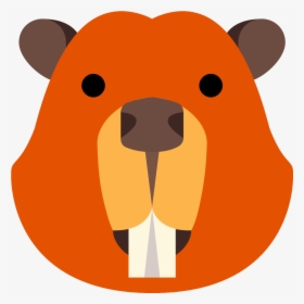 Beaver Clipart Nose - Beaver Icon, HD Png Download, Free Download