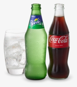 High Angle Picture Of Our Soft Drinks Selection On - Coca Cola Sprite Png, Transparent Png, Free Download