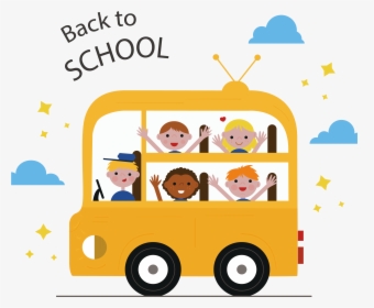 Bus School Child Euclidean Vector - Kids Bus Png, Transparent Png, Free Download