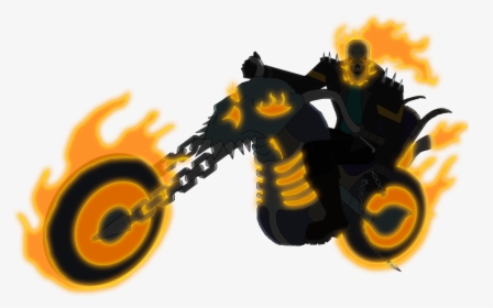 Image Result For Ghost Rider Clipart - Ghost Rider Motorcycle Png, Transparent Png, Free Download