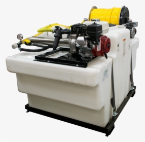 Space Saver 300 Gallon Tank With Titan Reel And Lesco - Metal Lathe, HD Png Download, Free Download