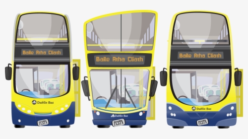 Dublin Old Double Decker Bus - Dublin Bus Clipart, HD Png Download, Free Download