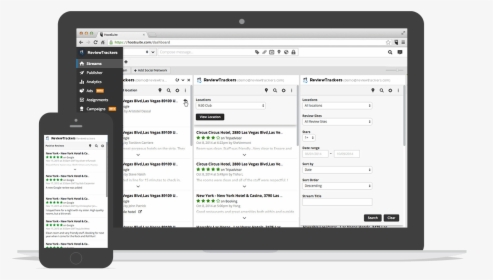 Reviewtrackers Dashboard, HD Png Download, Free Download