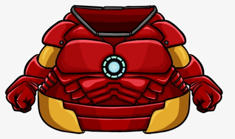 Transparent Body Clipart - Club Penguin Iron Man, HD Png Download, Free Download