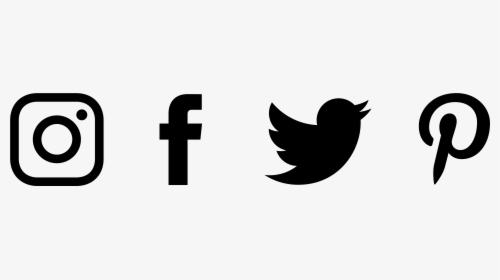Line Social Media Icons Twitter Vector Png White Transparent Png Kindpng