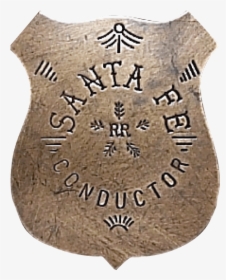 Santa Fe Conductor Badge - Christian Cross, HD Png Download, Free Download