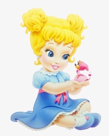Clip Art Cinderela Baby Png - Bebe Princesas Da Disney, Transparent Png, Free Download