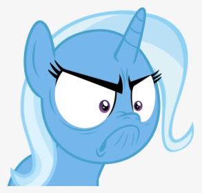 Angry, Funny Face, Grumpy, Safe, Trixie - Funny Angry Face Cartoon, HD Png Download, Free Download