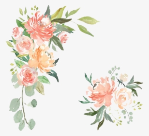 Free Watercolor Flower Texture - Peach Watercolor Flower Png, Transparent Png, Free Download
