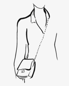 Transparent Elegant Lines Png - Transparent Chanel Bag Drawing, Png Download, Free Download
