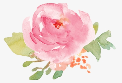 Light Pink Watercolor Flowers Flowers Healthy - Pink Watercolor Flower Png, Transparent Png, Free Download